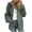 Gray, variant on Jean Jacket for Women Distressed Long Sleeve Oversized Denim Trucker Jackets Coat White XL