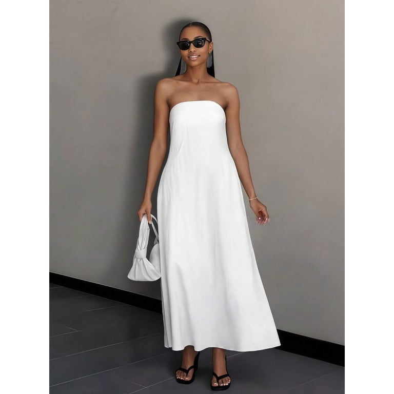 white dress for beach wedding guest RKSTN Women's Off The Shoulder Sexy Mesh Party Dresses Maxi Dress Dresses Women Ball Gown at Amazon Women's Clothing store suitable for a variety of occasion This is a great your lovers or yourself Kctiaxy White Wedding Guest Dresses