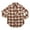 Birch-Dana Plaid, variant on Women's Long Sleeve Button Down Relaxed Fit Flannel Shirt (True Black-Billie Plaid, XS)