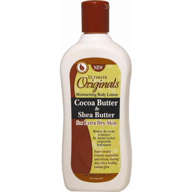 Africanbest Ultimate Organic Cocoa Shea Butter Body Lotion, 12 Oz