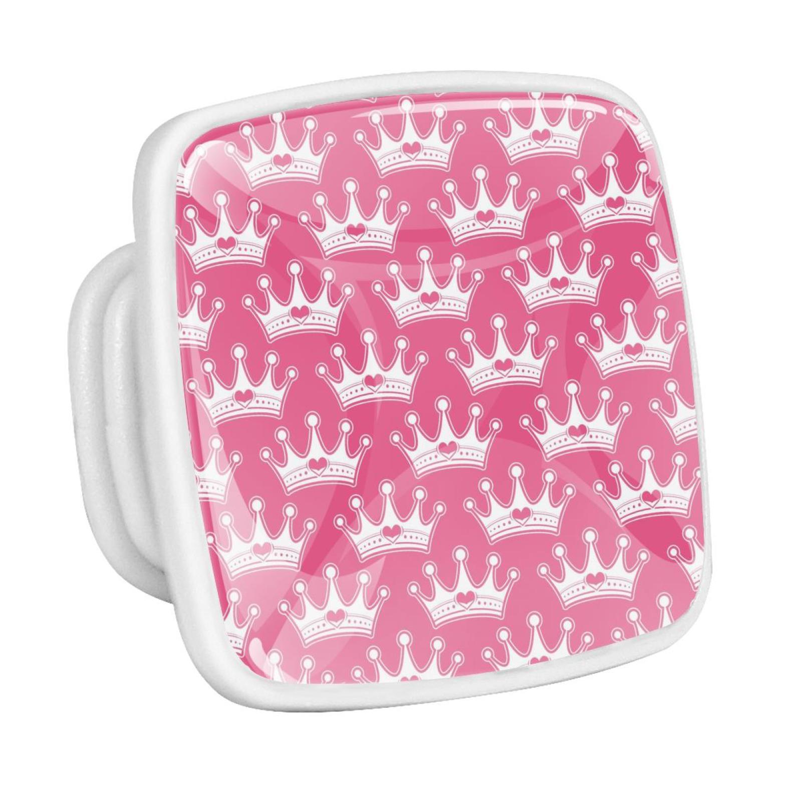 Ownta 4 Pcs Square Handle Cupboard Fluorescence Knob Glowing in