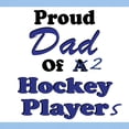 thumbnail image 3 of CafePress - Dad 2 Hockey Players Ash Grey T Shirt - Men's Classic Graphic T-Shirt, 3 of 4