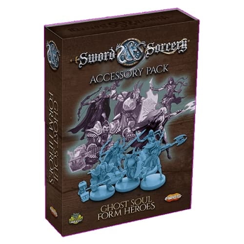 ARES Games Sword & Sorcery Miniatures-Crónicas anónimas: Ghost Soul Form Heroes-5 32 mm PLA Ares Games Ares Games