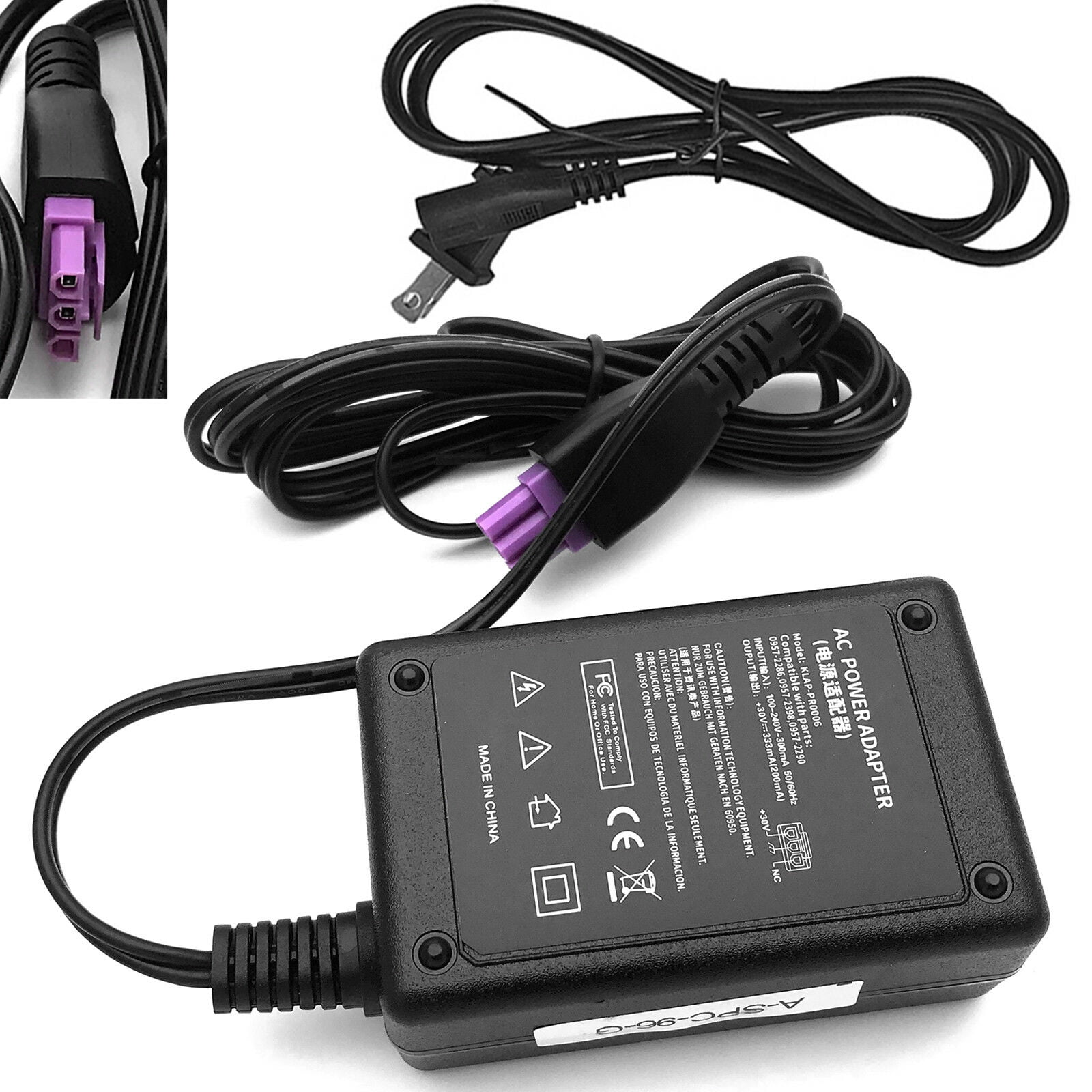 Mains 0957-2146 32V 940mA and 16V 625mA AC Adapter Power Cord for HP Printer 