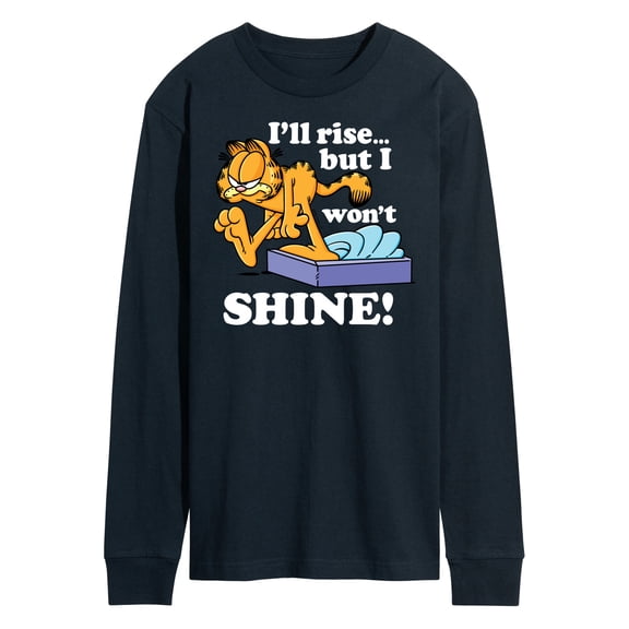 Garfield - Rise But Won't Shine Long Sleeve Graphic T-Shirt