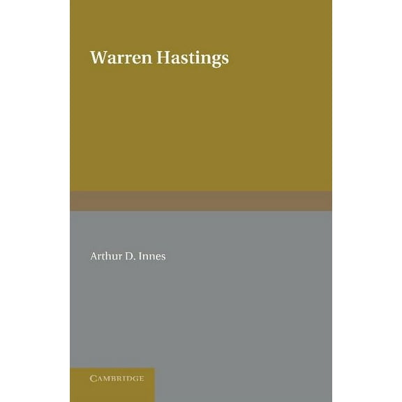 Warren Hastings, (Paperback)