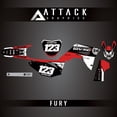thumbnail image 2 of Attack Graphics Custom Fury Complete Bike Graphics Kit for Honda CRF250R 2020, 2 of 3