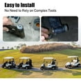 thumbnail image 6 of Aniceparthy Gray Golf Cart Bushing for Club Car Precedent A Arms Leaf Spring 102956201 1022874011 50 Pcs, 6 of 6