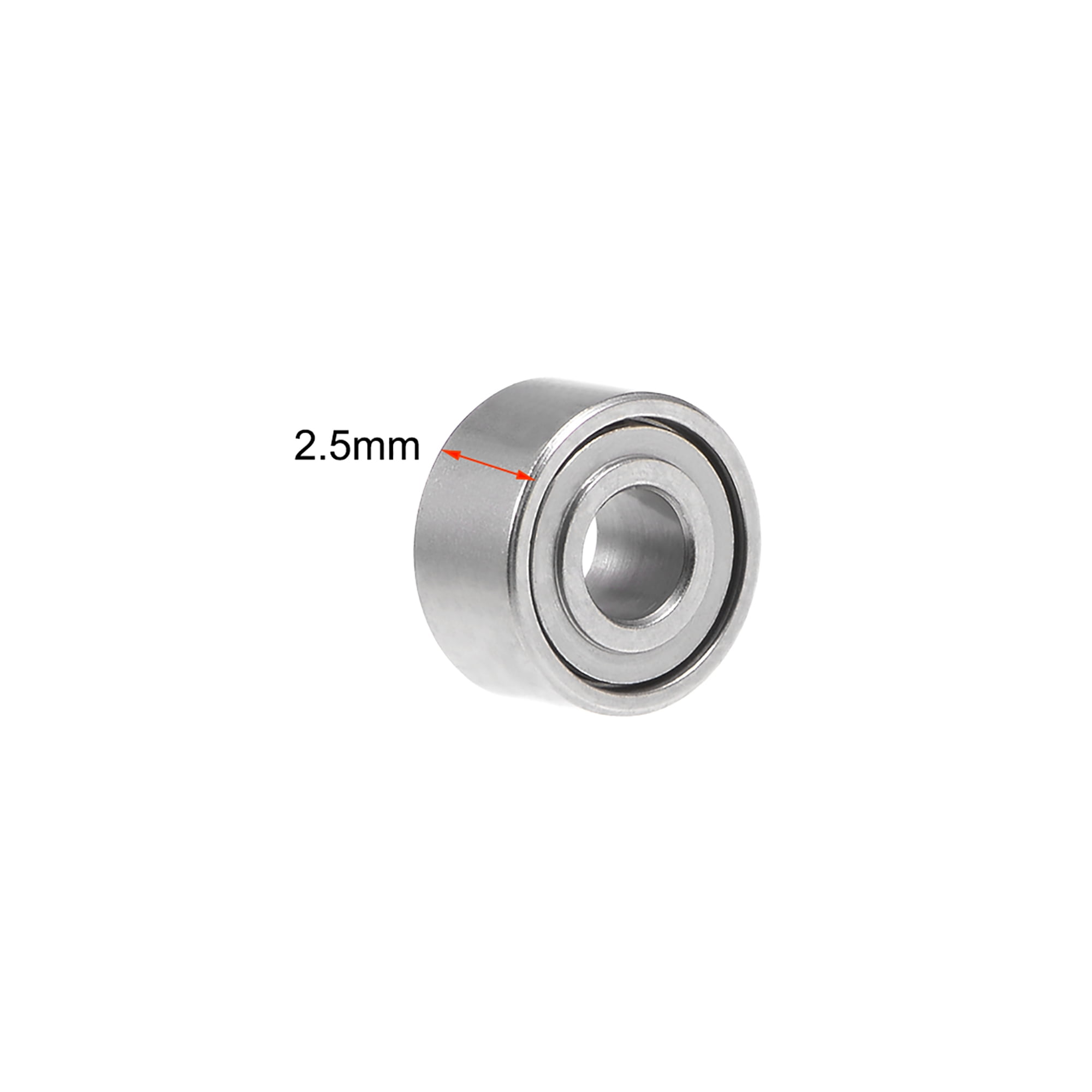 5 PCS MR52ZZ 2x5x2.5 mm Metal Double Shielded Ball Bearing Bearings 2*5*2.5