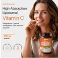 thumbnail image 3 of NutriFlair Liposomal Vitamin C 1700mg, 180 Capsules - High Absorption Multi-Form Fat-Soluble Vitamin C Capsules, 3 of 9