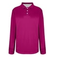 thumbnail image 3 of asjyhkr Plus Size Womens Long Sleeve Shirts Button Summer Tops Trendy 2025 Work Business Causal T Shirts, 3 of 6