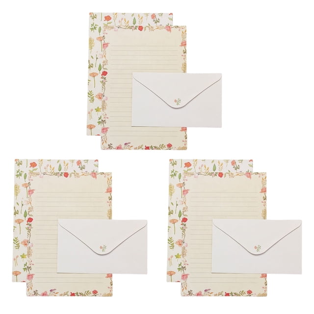 Matsuzay Sobre Kawaii para escribir papelería papel carta papeles ligero transparente sellado etiqueta flor/sobres de animales Fiesta Temática cartulina Tipo 9