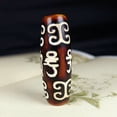 thumbnail image 5 of Collection Tibetan Style Old Agate Dzi Bead Pendant 14*40MM, 5 of 6