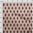 thumbnail image 2 of oneOone Cotton Cambric Peach Fabric Argyle Check Quilting Supplies Print Sewing Fabric By The Yard 56 Inches Wide, 2 of 4
