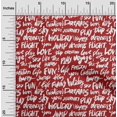 thumbnail image 2 of oneOone Velvet Red Fabric Text Sewing Craft Projects Fabric Prints By Yard 58 Inch Wide-VB, 2 of 5