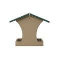 thumbnail image 5 of Birds Choice 12" Large Recycled Plastic Mounted Hopper 2-Sided Bird Feeder, Tan/Green, 5 of 7