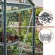 thumbnail image 3 of 100pcs Greenhouse Clips For Glass, Stainless Steel Greenhouse Glass Pane Fixing Clips Include 50 Pieces Glazing Clips W Wire Clips, 3 of 5