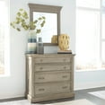 thumbnail image 2 of homestyles  Mountain Lodge Gray Wood Mirror - 32" x 3" x 36", 2 of 5