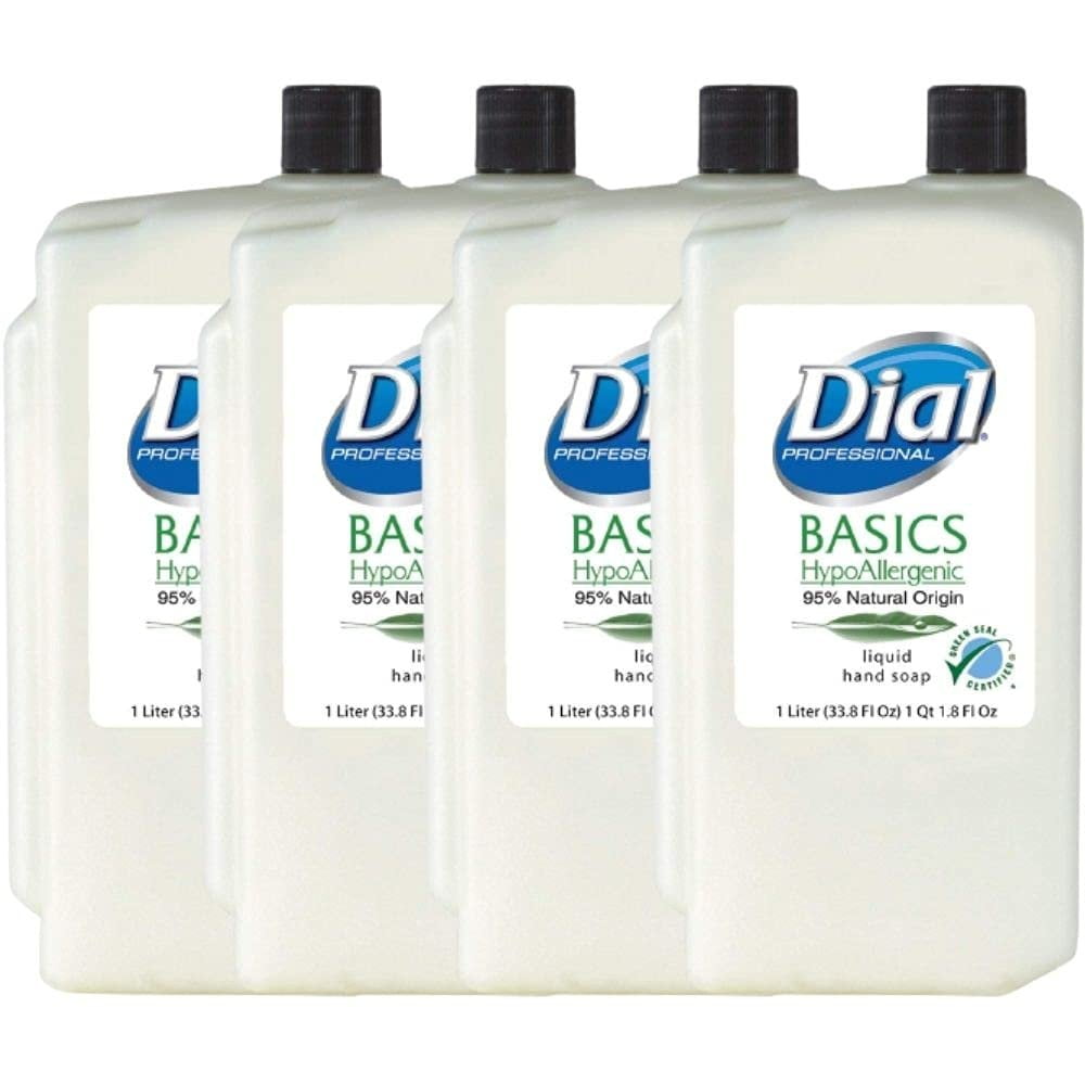 Dial Professional DIA06028CT Basics HypoAllergenic Liquid Hand Soap 12 Carton Walmart
