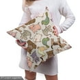 thumbnail image 5 of Ambesonne Animal Fabric by the Yard Upholstery, Abstract Farm Animals, 1 Yard, Multicolor, 5 of 5