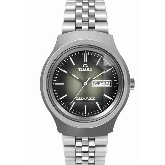 Timex Q Reissue Degrade Stainless Steel Mens Watch