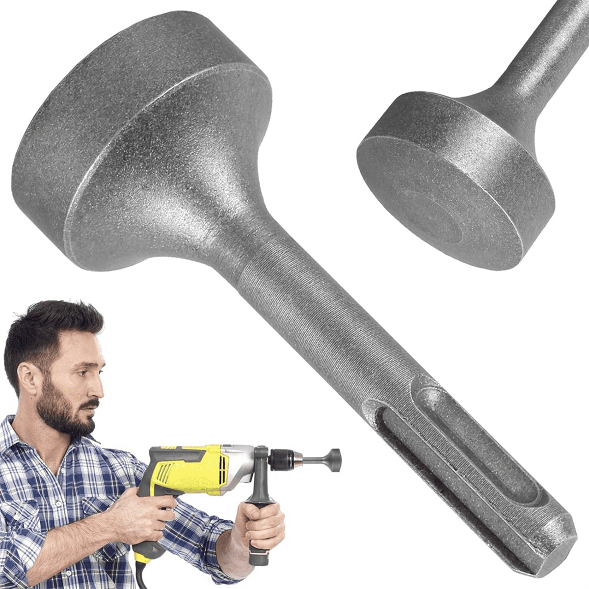SDS Plus Ground Rod Driver Heavy Duty Steel Drill Bit Driver Rotary Hammer Drill Ground Rod Driver Walmart