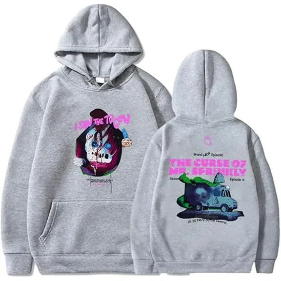 BNGKauyexdc I Saw The TV Glow Hoodies 2025 Unisex Casual Pullover xxs