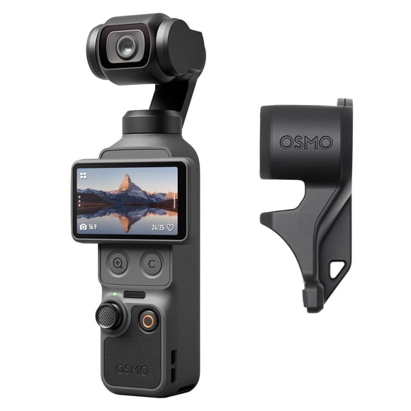 DJI Osmo Pocket 4 Cámara de Bolsillo para Vlog, Cámara de Video con Estabilizador de 3 Ejes, Sensor CMOS de 1", Video 4K/240fps, Pantalla Táctil Giratoria y 107GB de Almacenamiento Interno