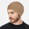 thumbnail image 2 of 2Pcs/4Pcs Bamboo Viscose Beanies for Men Women Helmet Liner Lightweight Sleeping Cap for Chemo Hair Loss, 2 of 5