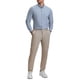 thumbnail image 2 of Camisas de vestir de negocios de manga larga con botones para hombres Inspire Chic, rayas, XL, gris claro, 2 of 6