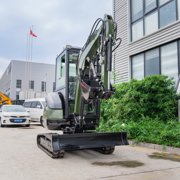 TYPHON TERROR XXV 2.7 Ton Mini Excavator with AC/Heater Cabin | 25.1 HP Kubota D1105 | Retractable Tracks
