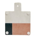 thumbnail image 2 of Lexi Home Genuine Marble Charcuterie Cutting Board - White and Pink, 2 of 5