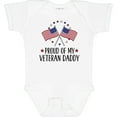 thumbnail image 3 of Inktastic Military Veteran Daddy Proud Son Daughter Boys or Girls Baby Bodysuit, 3 of 5