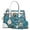 1 Floral-Blue, variant on Dasein Women Structured Handbags Top Handle Satchel Purse Shoulder Bag Briefcase Hobo Bag Set 2pcs