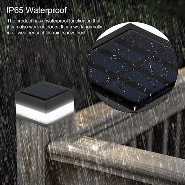 Luz solar LED Ambiente Automático Resplandor para jardín doméstico (cálido) Blanco