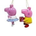 thumbnail image 4 of Kurt Adler Set/2 Peppa Pig Ballerina Christmas Tree Ornaments, 4 of 4