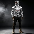 thumbnail image 7 of UPF 50+ Fishing Shirts for Men 3d Skull Motorcycle Riding Balaclava Hooded Tee with Face Cover for Outdoor Hiking, Swimming and Running, 7 of 7