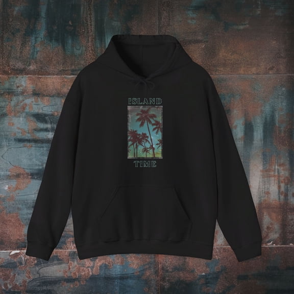 ISLAND TIME Vacation Aesthetic Unisex Heavy Blend™ Hooded Sweatshirt