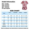 thumbnail image 2 of RPVATI 4Th of July Womens Scrub Tops Blue V Neck Summer Patriotic Graphic Scrubs Trendy American Flag Independence Day Short Sleeve Nurse Working Uniform with Pockets Cute Holiday Blouse Royal Blue S, 2 of 5