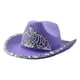 thumbnail image 2 of Sombrero de vaquero Zulema con tiara púrpura, 2 of 8