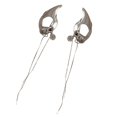 thumbnail image 1 of Fashion Waterdrop Fringe Earrings Hollow Out Statement Earrings Lightweight Jewelry Eye-Catching Stud Earring Ornament, 1 of 4