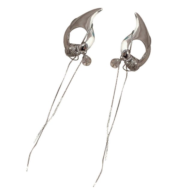 Fashion Waterdrop Fringe Earrings Hollow Out Statement Earrings Lightweight Jewelry Eye-Catching Stud Earring Ornament