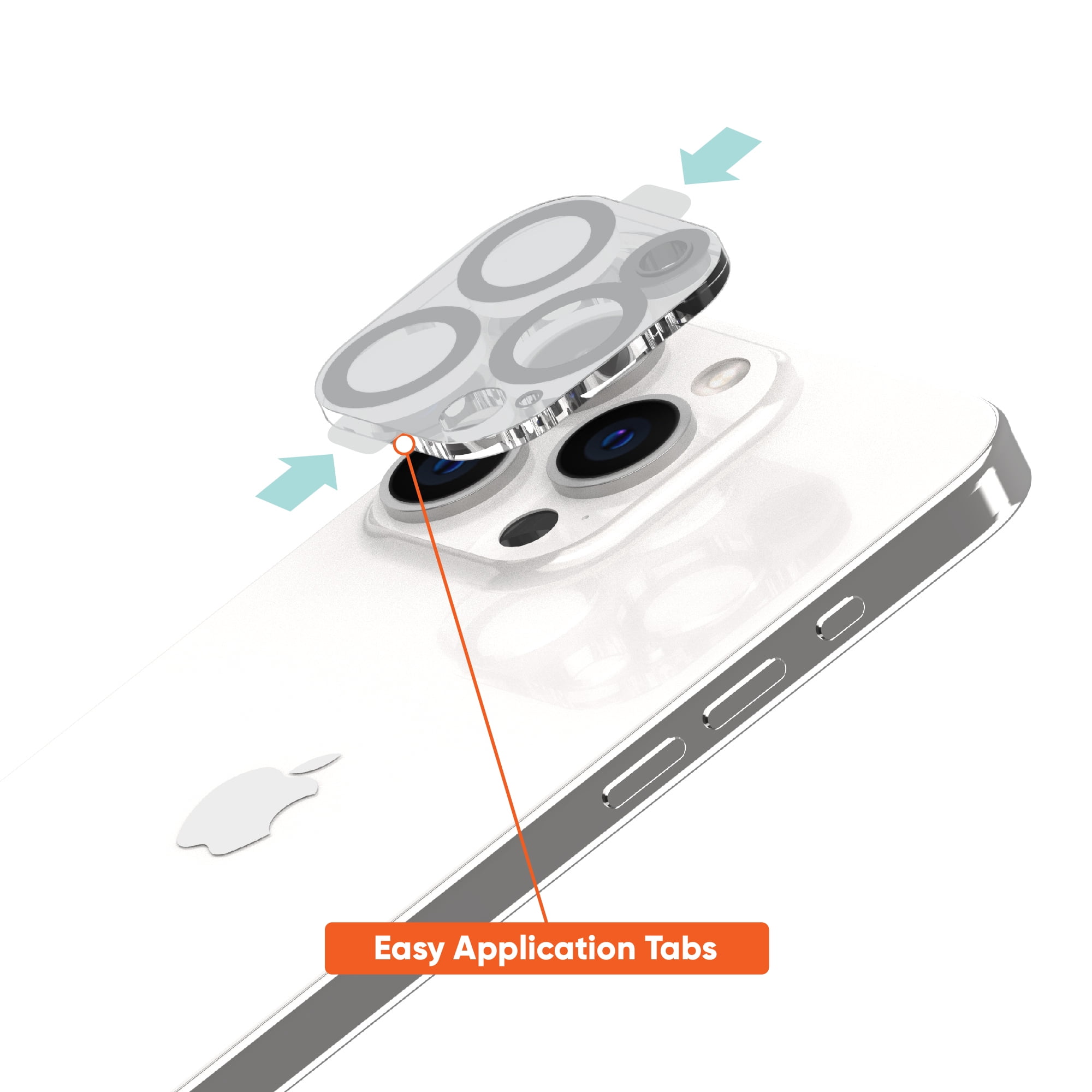 onn. Camera Glass Protector for iPhone 15 Pro Max