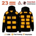 thumbnail image 2 of Zedker Heated Hoodie for Men Women Electric Heating Sweatshirt Unisex Outdoor Warm Winter Thermal Pullover Sweater Jackets, 2 of 8