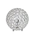 thumbnail image 1 of Élégante conception des boules de cristal à paillettes Lampe de table chromée, 1 of 5