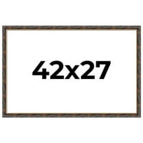 42x27 Frame Gold Real Wood Picture Frame Width 1.5 inches | Interior Frame Depth 0.5 inches |