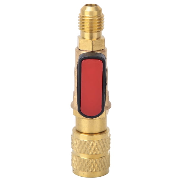 Válvula de bola, latón R410 Bola de refrigeración Adaptador de válvula de bola de refrigerante Conector de válvula de bola de refrigeración Grado profesional