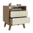 thumbnail image 6 of Kappesberg Hanford Light Brown/Creme 56.8"W Dresser and Two Nightstand Bedroom Set - for Adults and Teens, 6 of 6