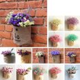 thumbnail image 2 of Coofit Artificial Flower Decorative Hanging Plant Wall Hanging Ornament with Sack, 2 of 9