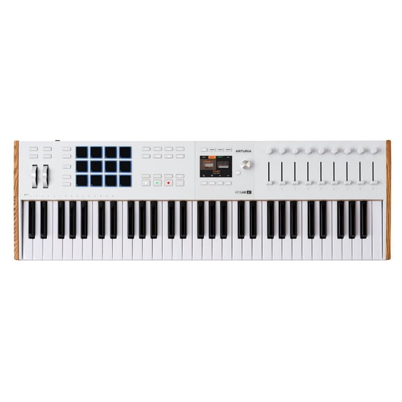 Arturia KeyLab 61 mk3 Blanco - driver de teclado MIDI USB de 61 teclas con software analógico Lab Pr
